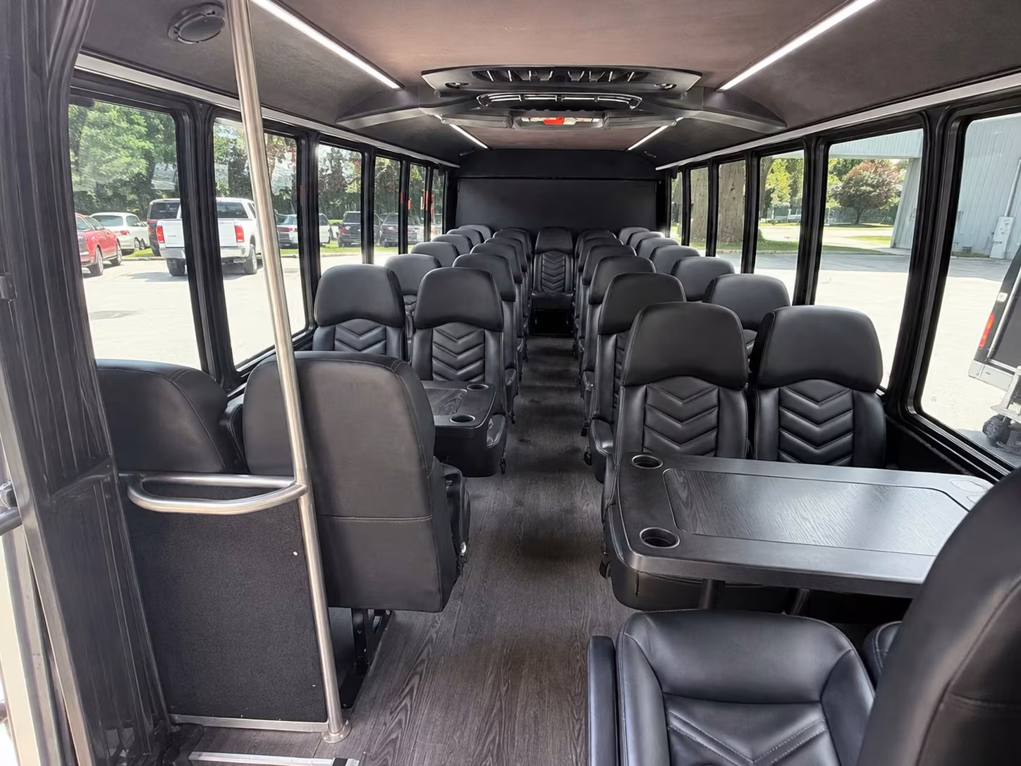18 passenger minibus inside