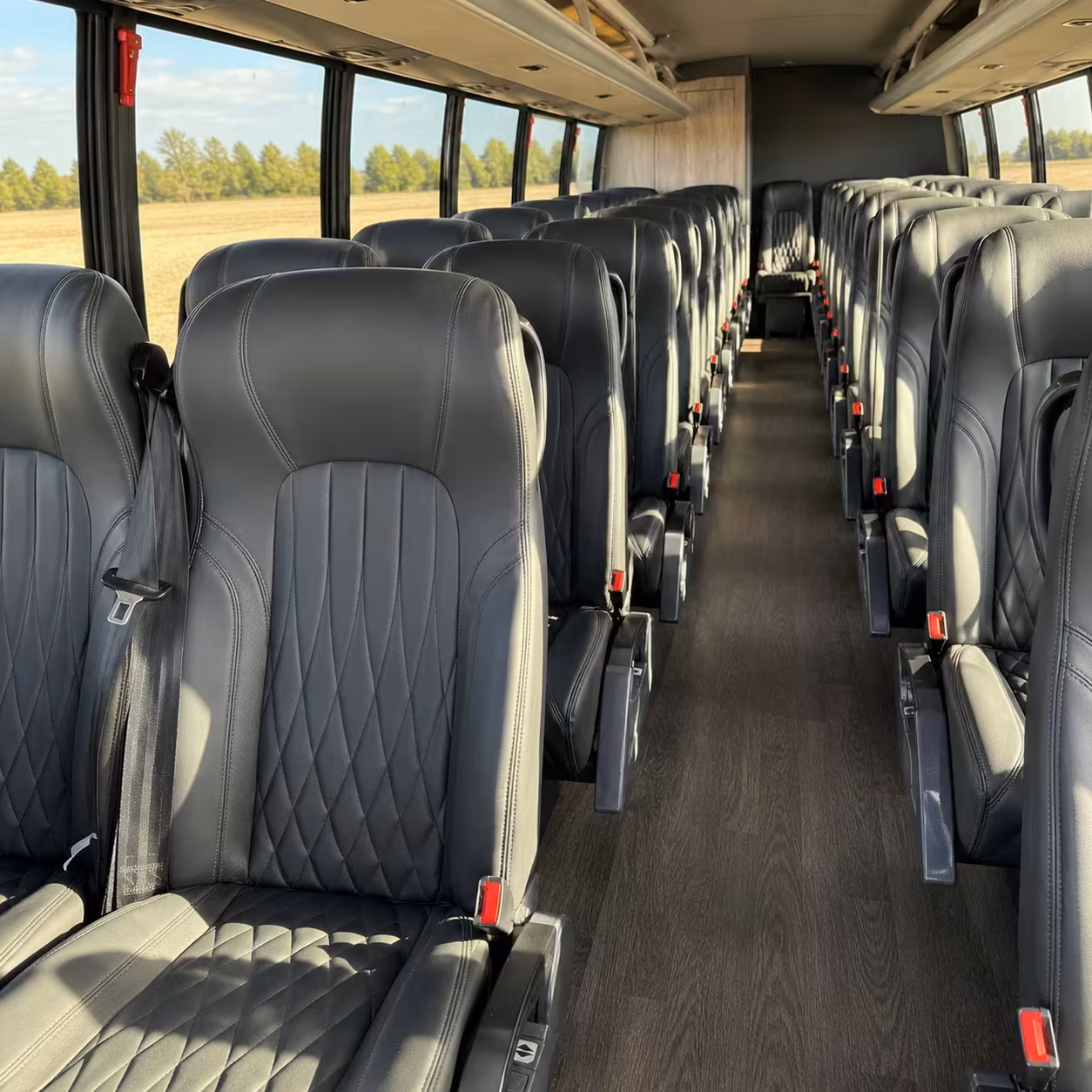 25 passenger minibus inside