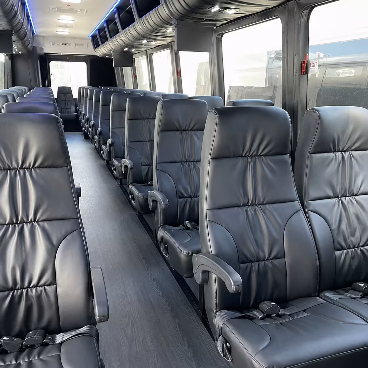 28 passenger minibus inside