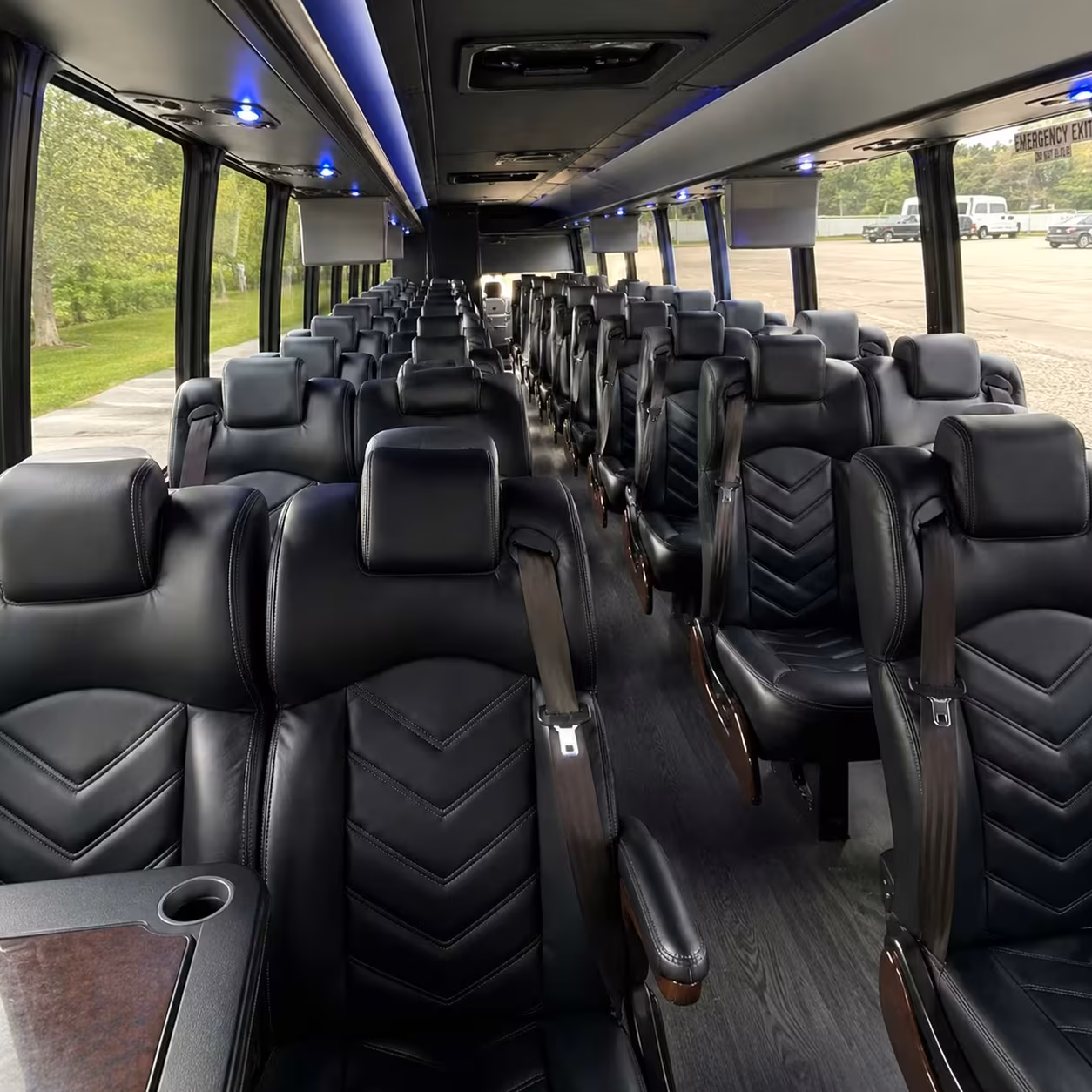 28 passenger minibus interior