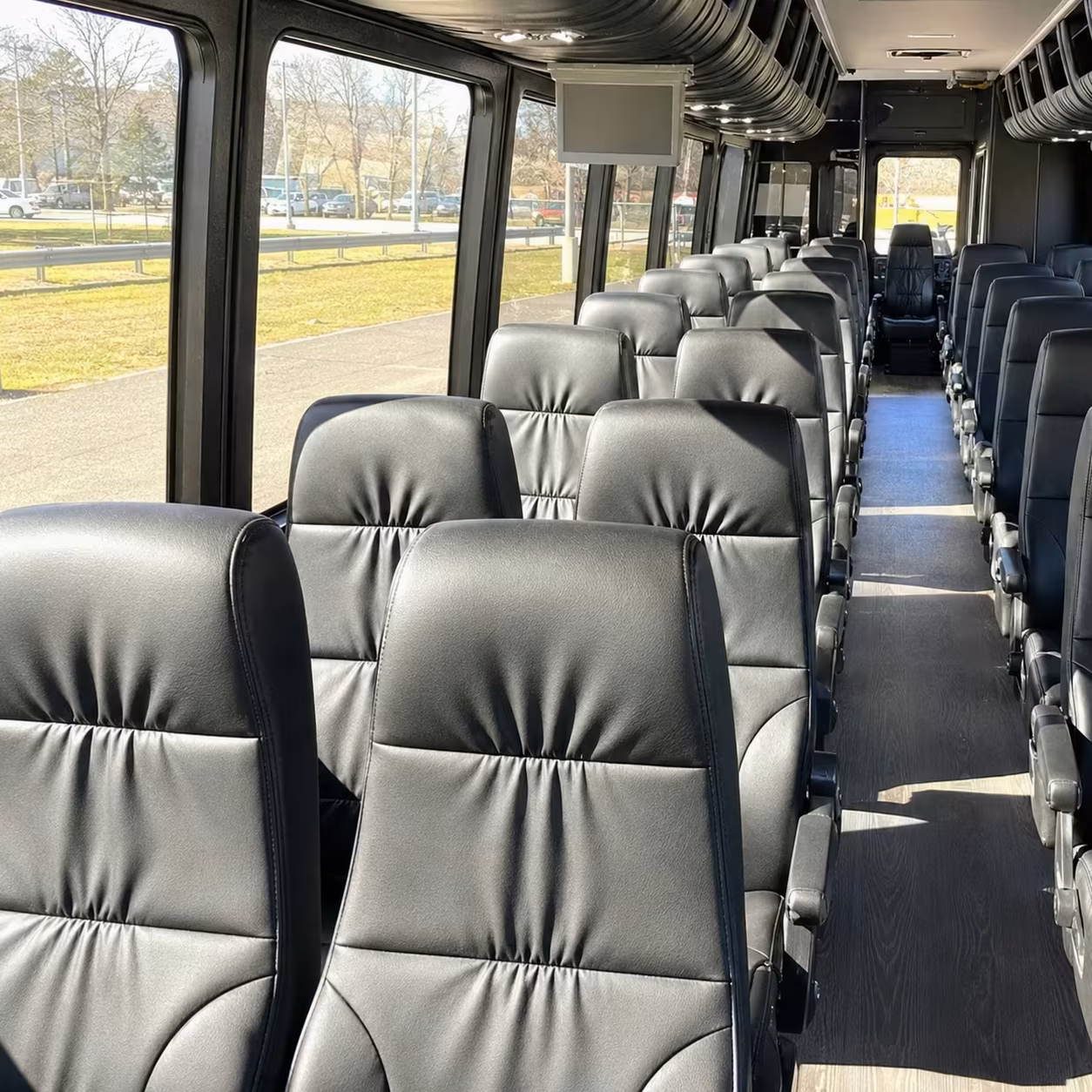 35 passenger minibus interior