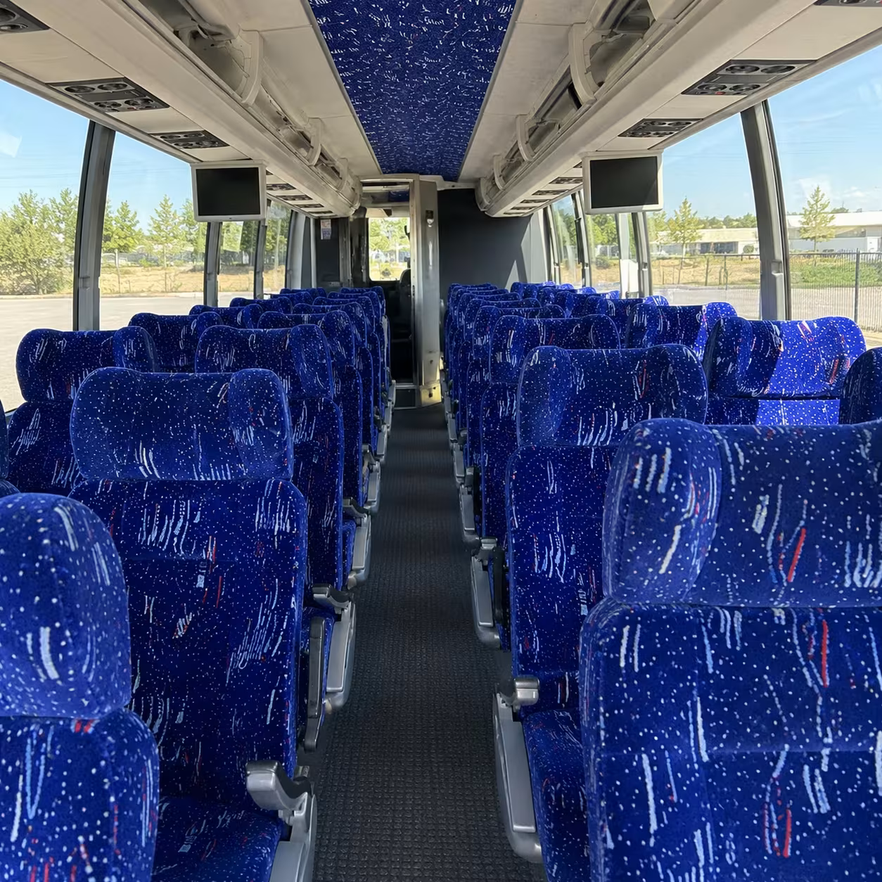 edinburg charter bus interior gallery
