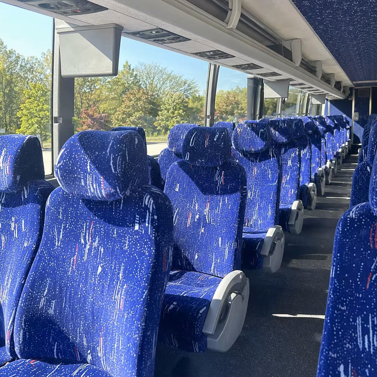 edinburg charter bus rental inside