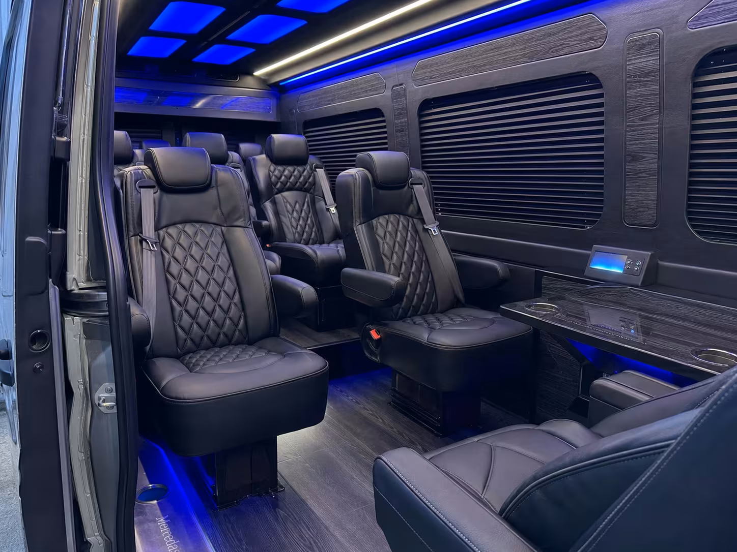 sprinter van transportation for groups and events across edinburg