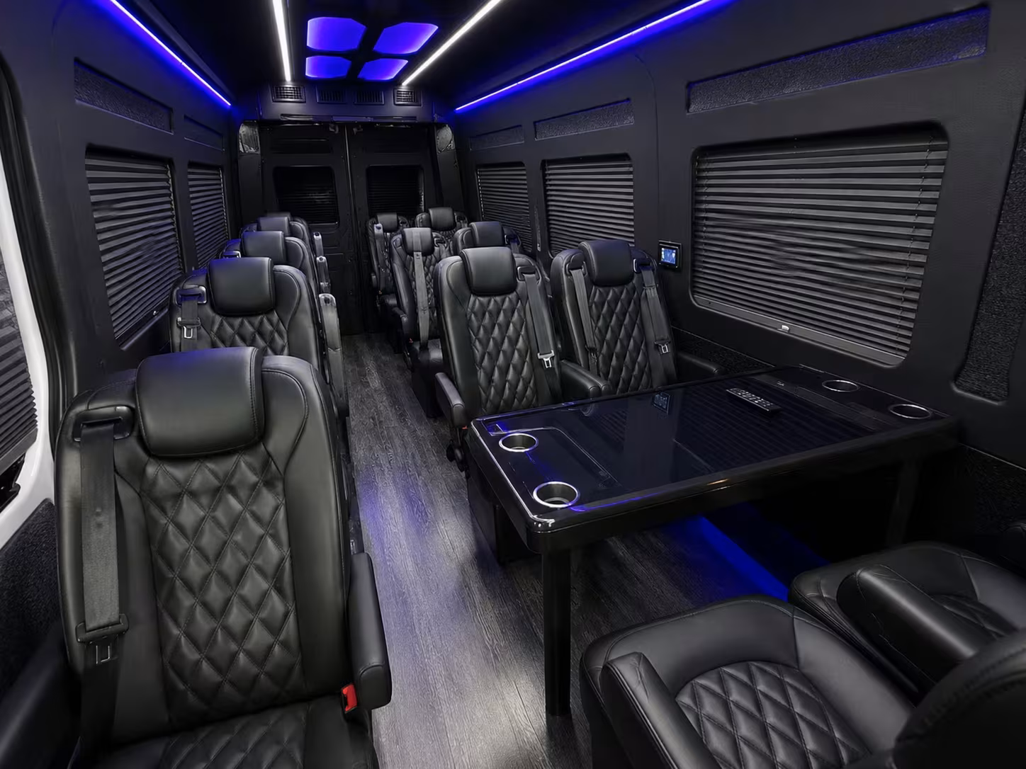 sprinter van with driver inside