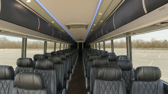 56 passenger charter bus interior edinburg