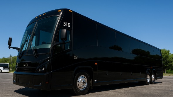 56 passenger charter bus pharr