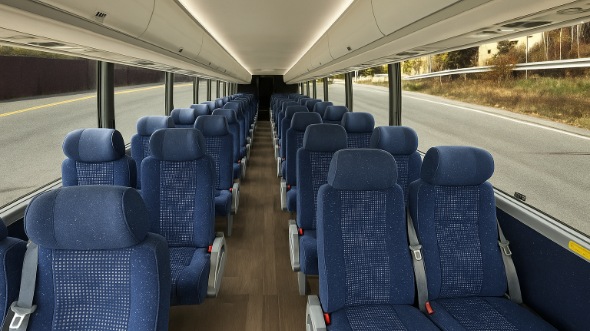 edinburg 15 passenger minibus inside