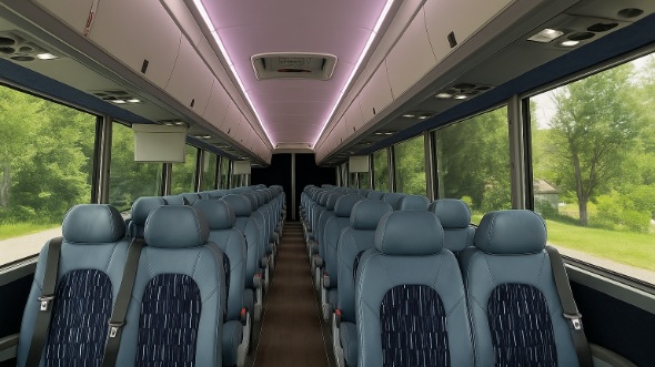 edinburg 18 passenger minibus inside