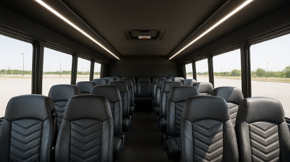 edinburg 25 passenger minibus inside