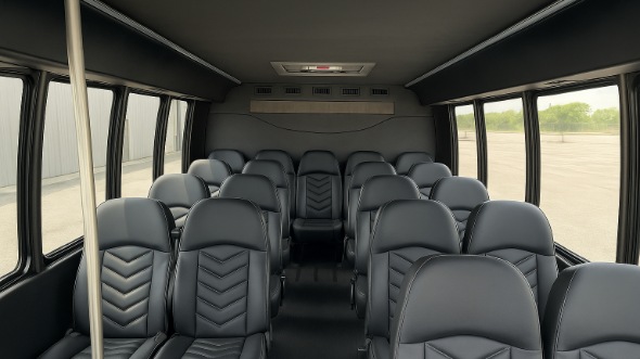edinburg 35 passenger minibus inside