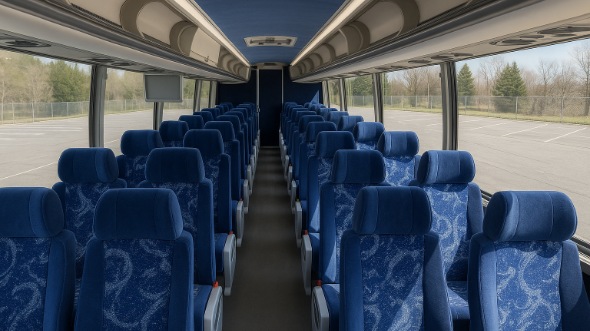 edinburg 54 passenger charter bus rental