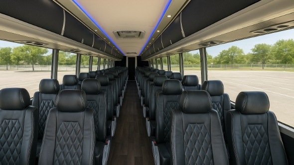 edinburg 55 passenger charter bus rental